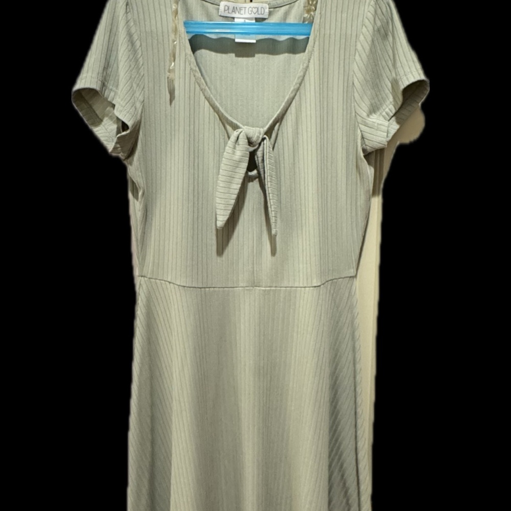 Planet Gold Women's Cream Dress
